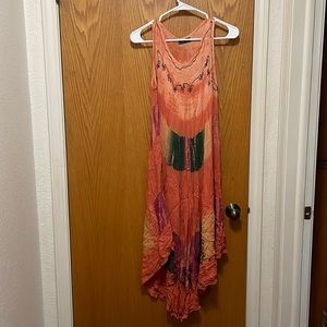 Rayon Tie dye Swimsuit Coverup
